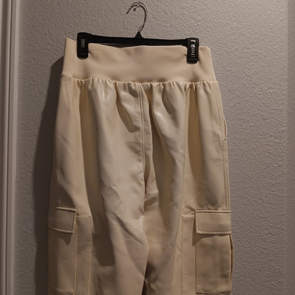 Cinq a Sept  Giles Faux Leather Jogger Pants XL - Picture 9 of 14